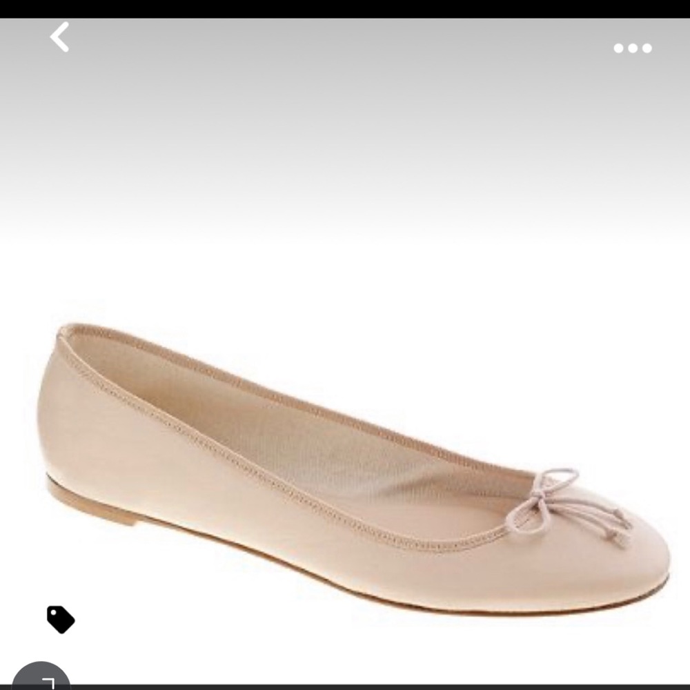 J Crew Nude ballet flats, 6.5